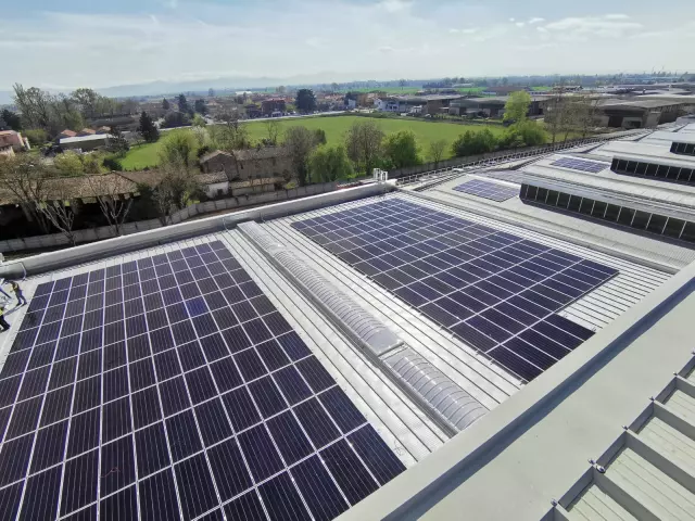 Impianto fotovoltaico commerciale da 458 kWp, provincia di Piacenza