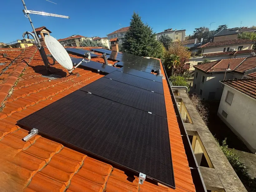 Impianto fotovoltaico residenziale da 5 kWp a Bergamo (BG)