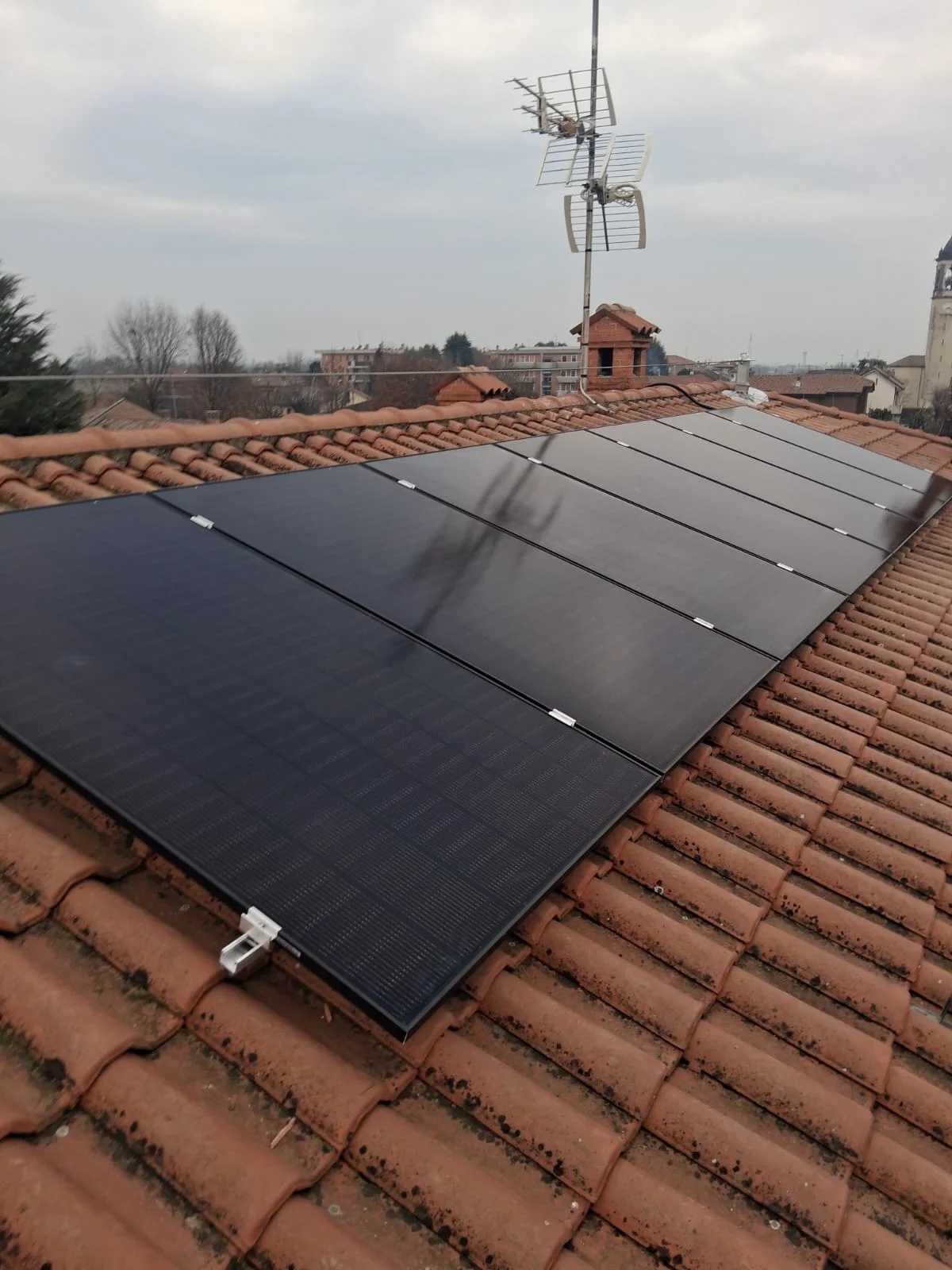Impianto fotovoltaico residenziale da 7 kWp a Roncello (MB)