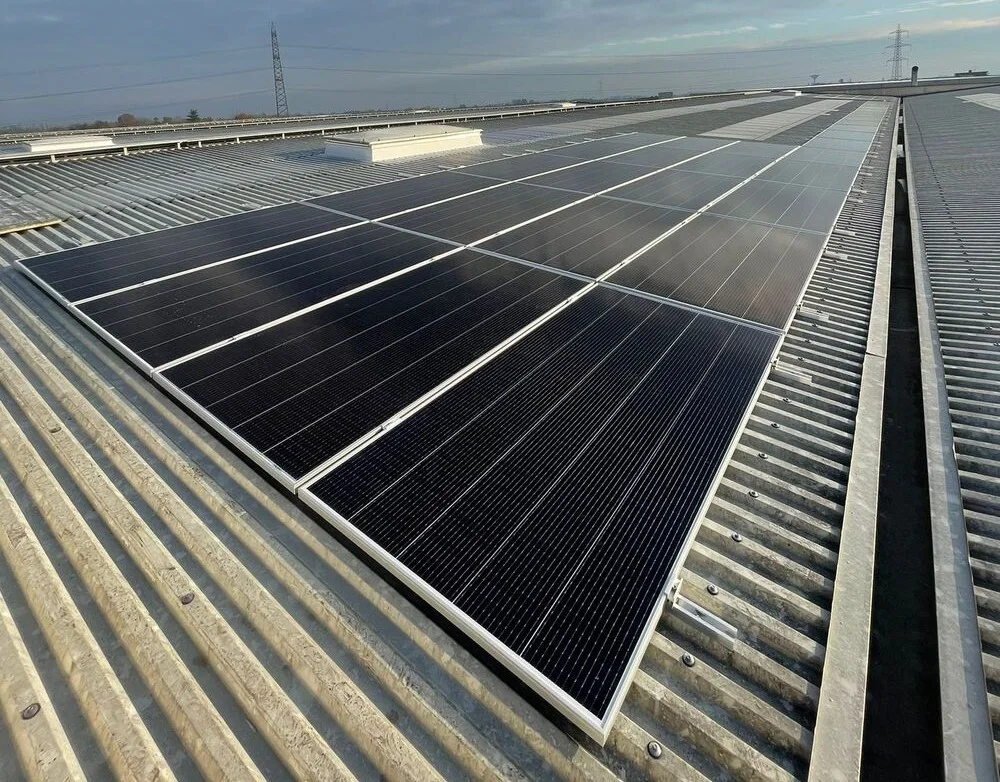 Impianto fotovoltaico commerciale da 180 kWp, provincia di Varese