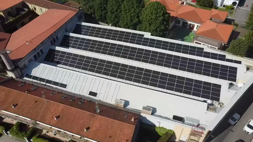 Impianto fotovoltaico commerciale da 180 kWp, provincia di Monza e Brianza