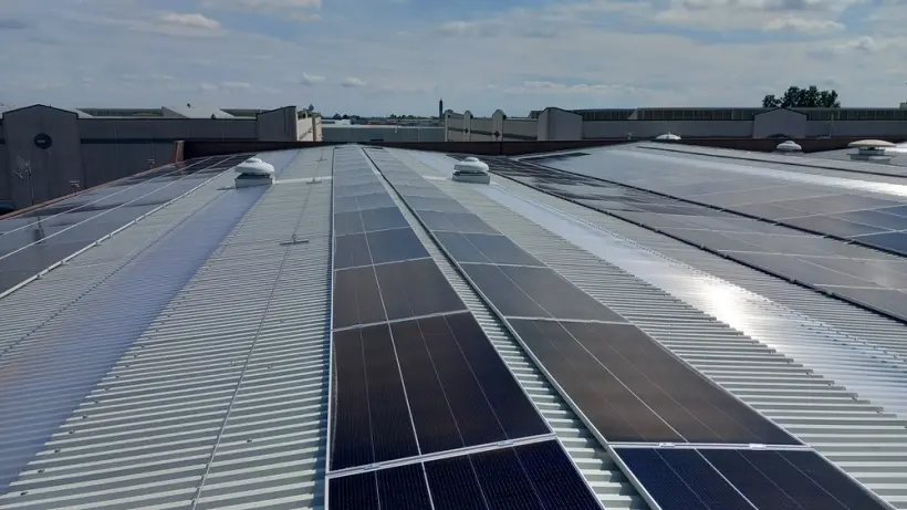 Impianto fotovoltaico commerciale da 117 kWp, provincia di Bergamo