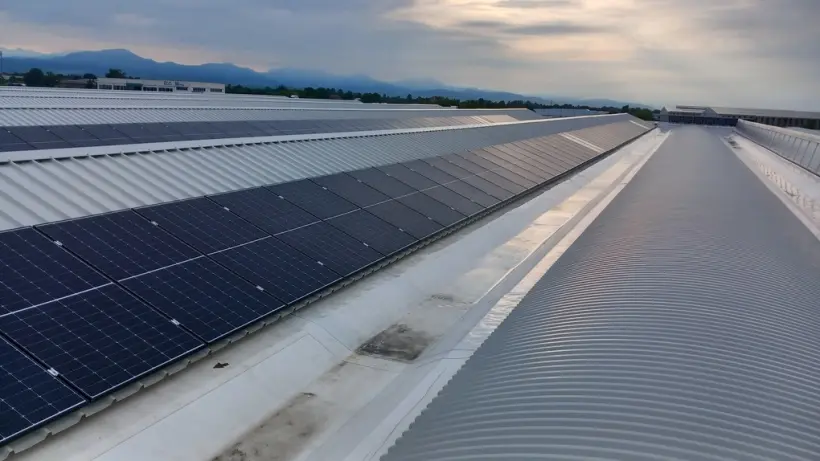 Impianto fotovoltaico commerciale da 500 kWp, provincia di Bergamo