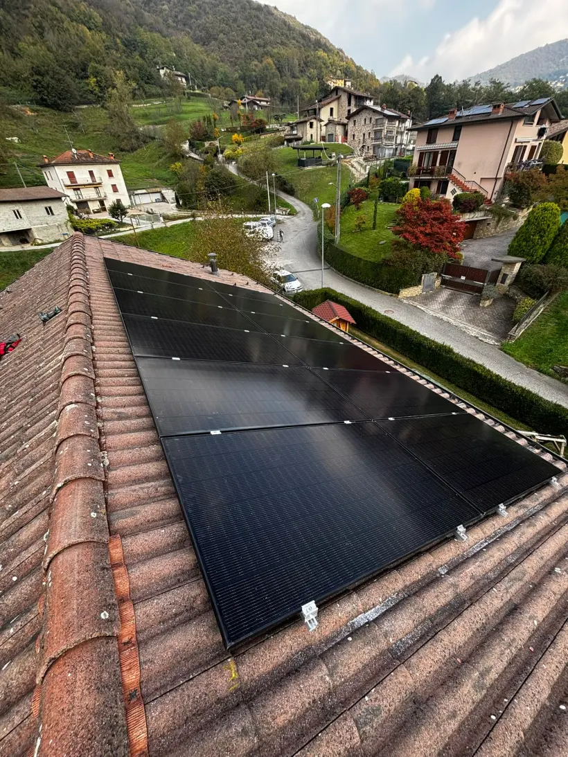 Impianto fotovoltaico residenziale da 6 kWp ad Albino (BG)