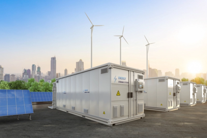Battery Energy Storage System (BESS) integrato con impianto fotovoltaico per l'accumulo di energia in ambito industriale Battery Energy Storage System (BESS) integrato con impianto fotovoltaico per l'accumulo di energia in ambito industriale